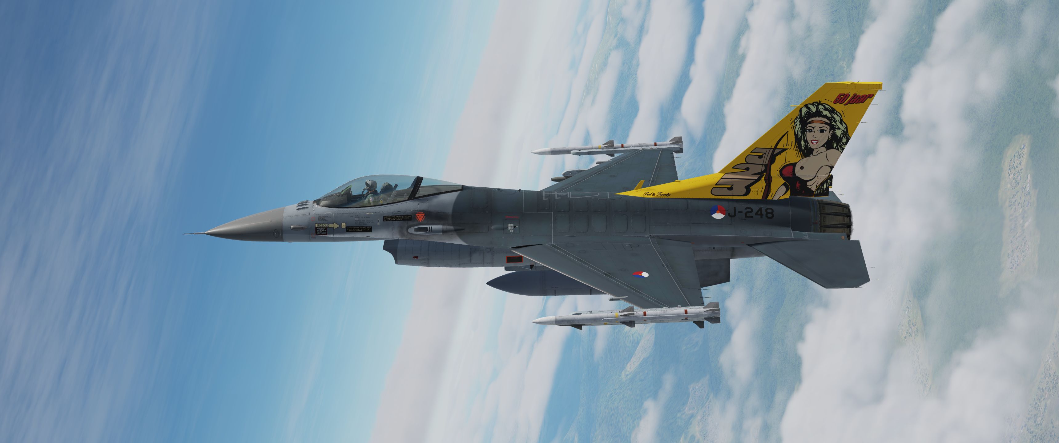 Royal Netherlands Air Force F-16AM "Dirty Diana"