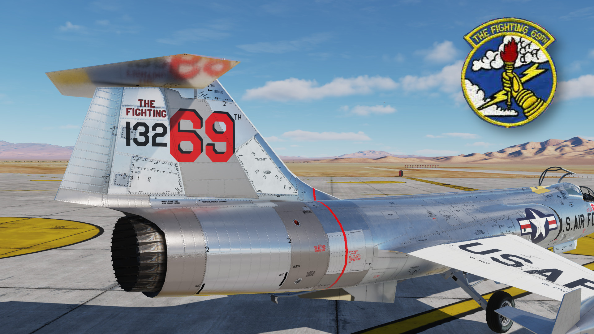 F-104 Starfighter - USAF & Luftwaffe "The Fighting 69th" Skin