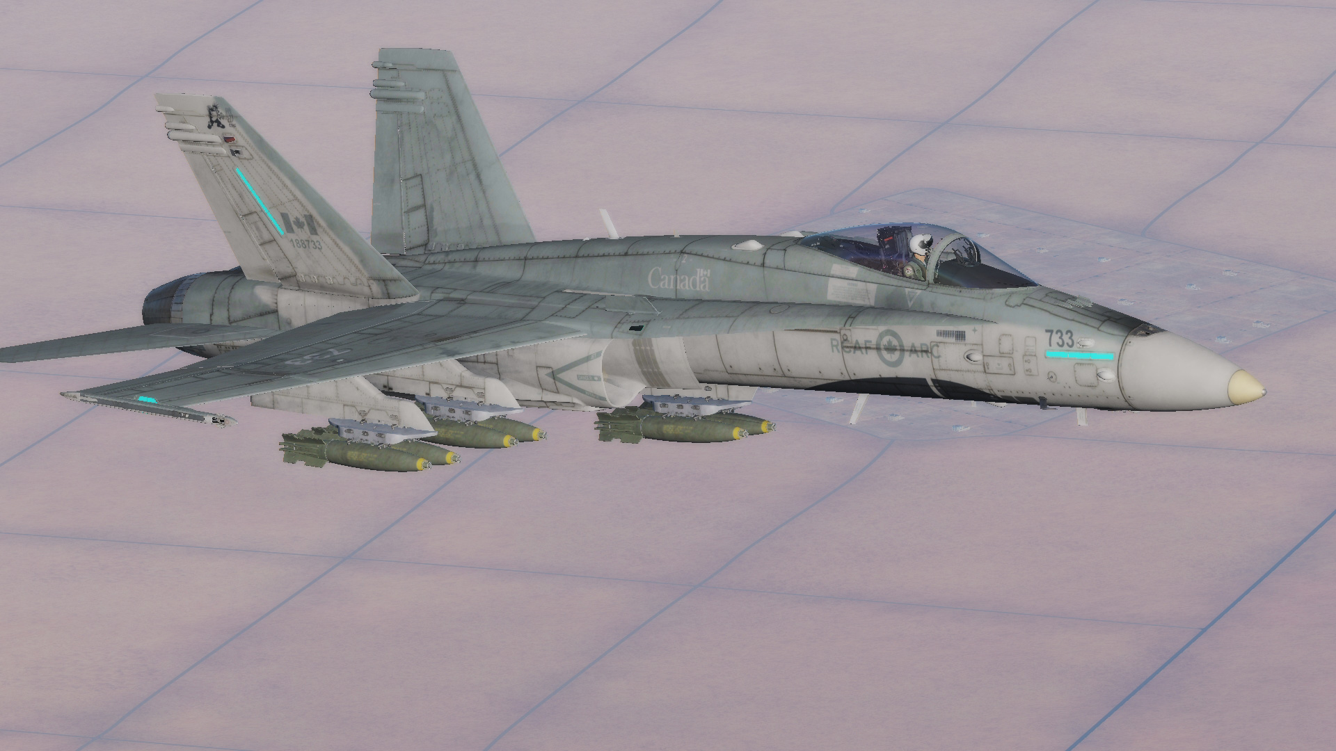F/A-18C Lot 20 - 2018-2019 RCAF Low Visibility Livery Pack - Part 1 of 3