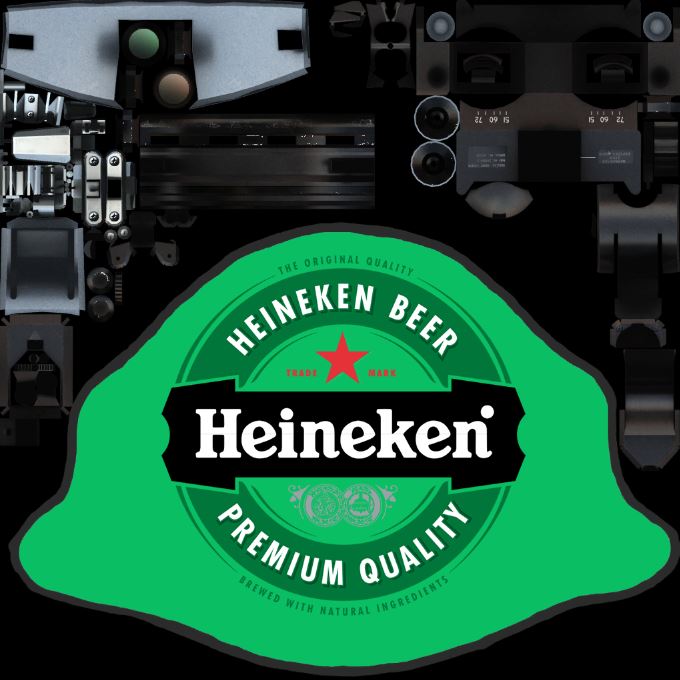 AV-8B Helmet Heineken