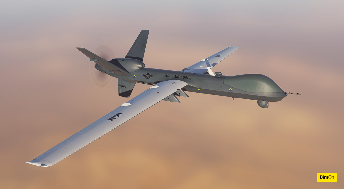 MQ-9 Reaper Fictional Livery Pack (Global Hawk, Unmarked Gray, Unmarked White)