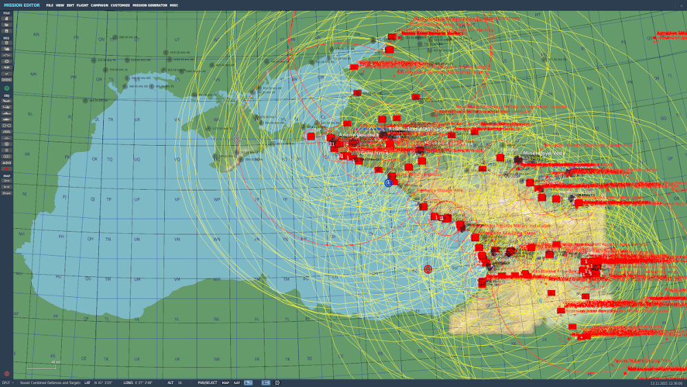Soviet Defences and Targets Caucasus Map kit