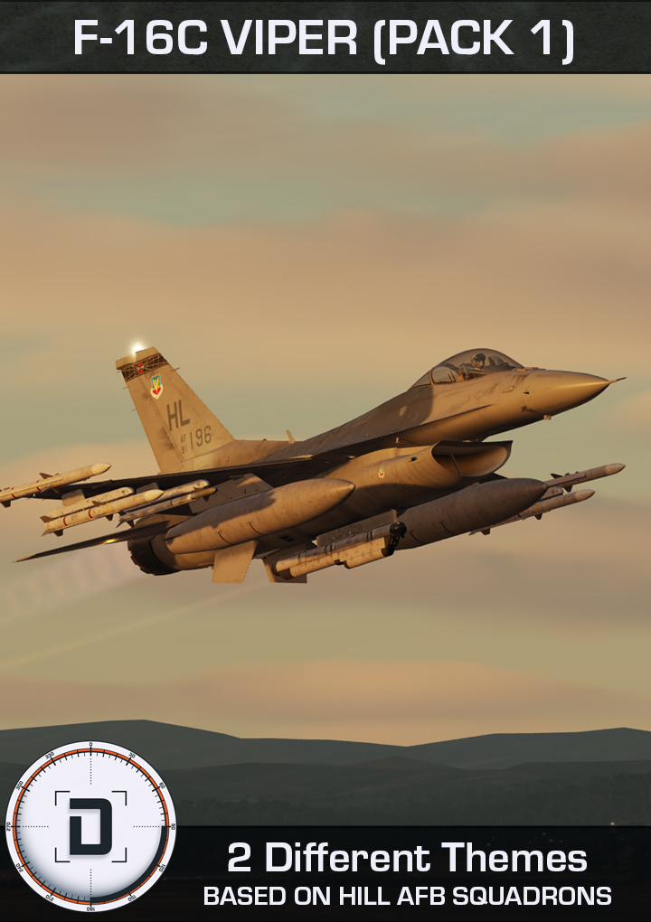 F-16 Hill AFB Liveries (Pack 1)