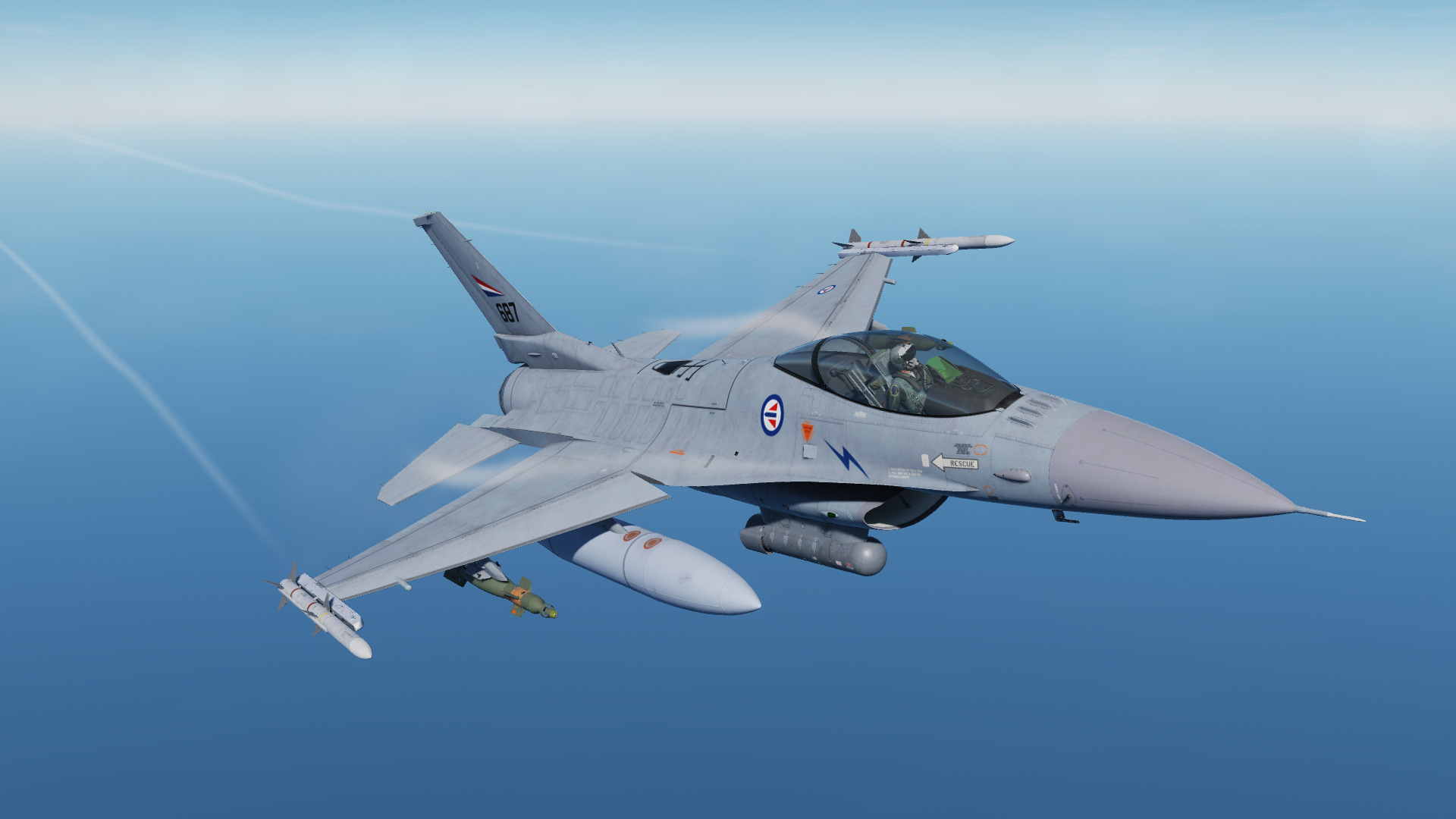 F-16C - RNoAF - 687 - 331 sqn