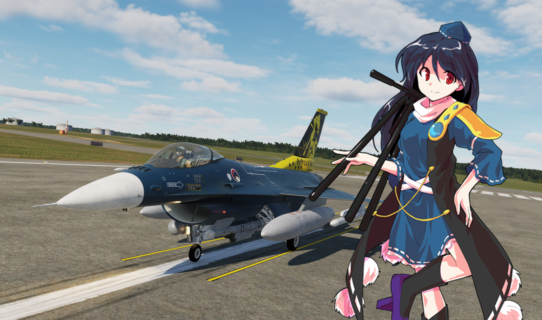 [F-16C] The great tengu general, Megumu