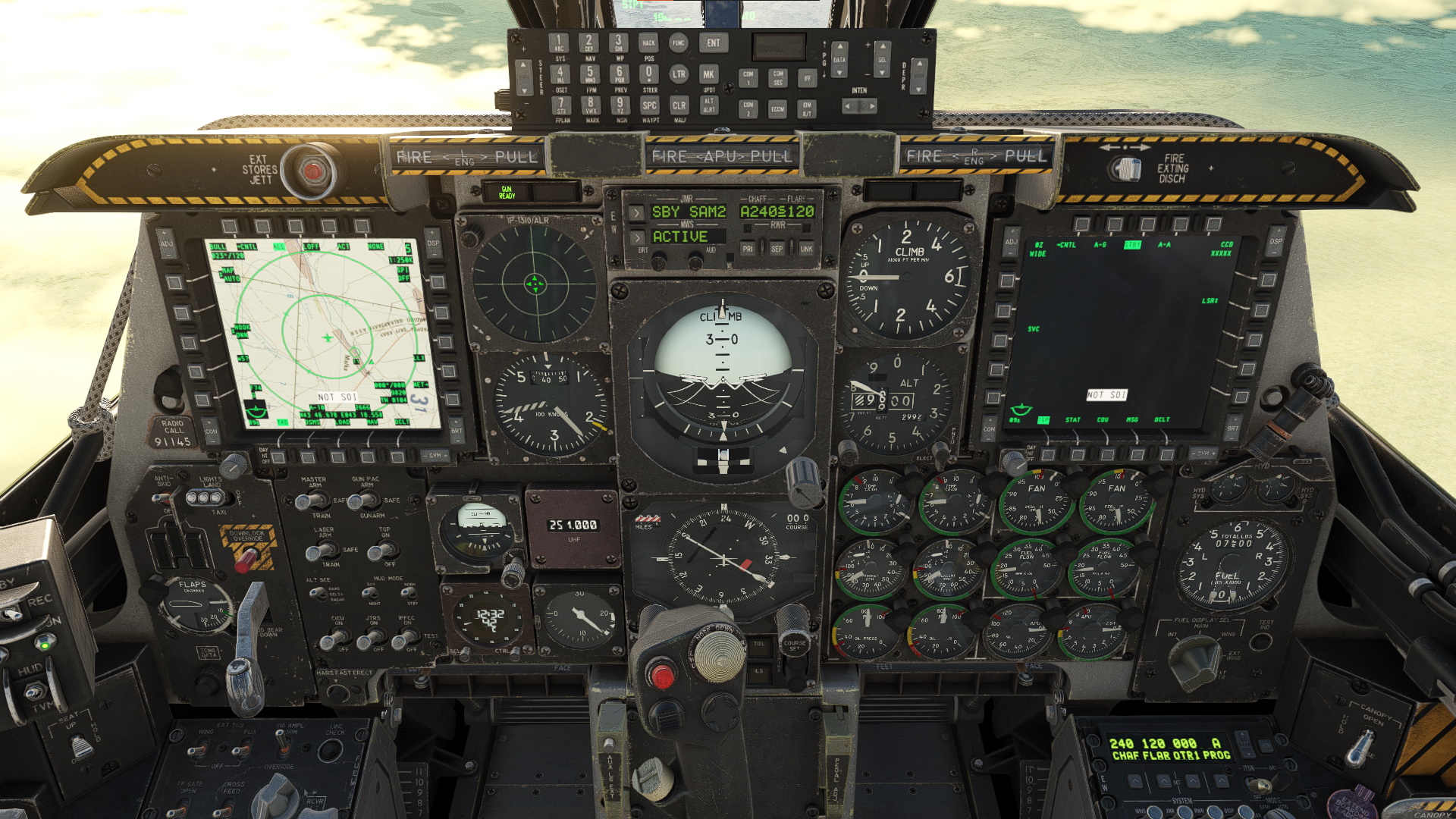 Reduced cockpit textures for A-10C II (Aged Version)