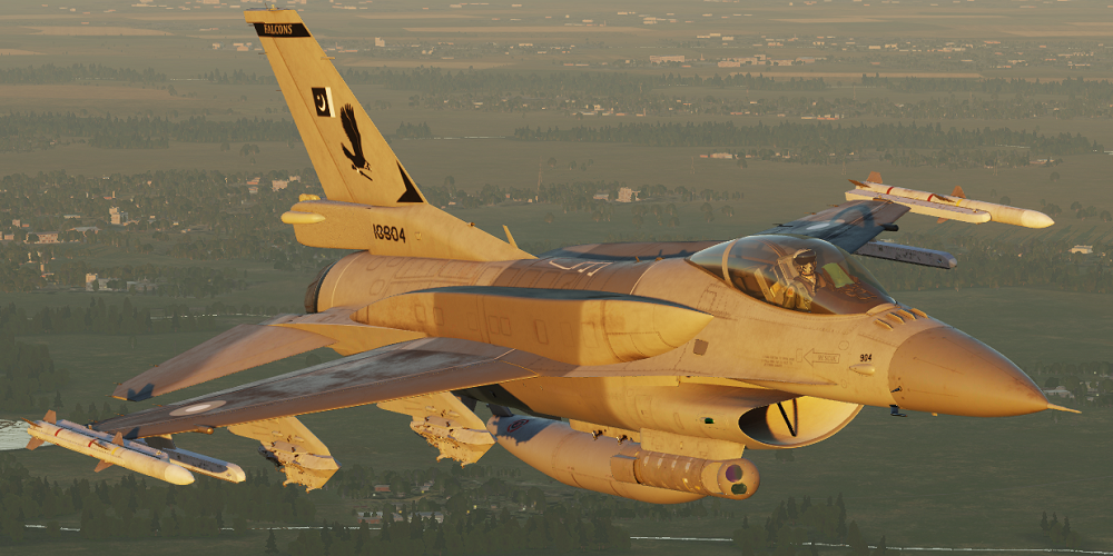 F16C Pakistan AirForce No.5 Squadron - CFT MOD COMPATIBLE SKIN