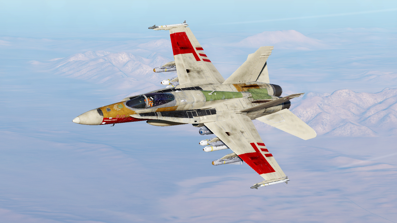 F/A-18C Fictional Livery - Red 3 - Biggs Darklighter