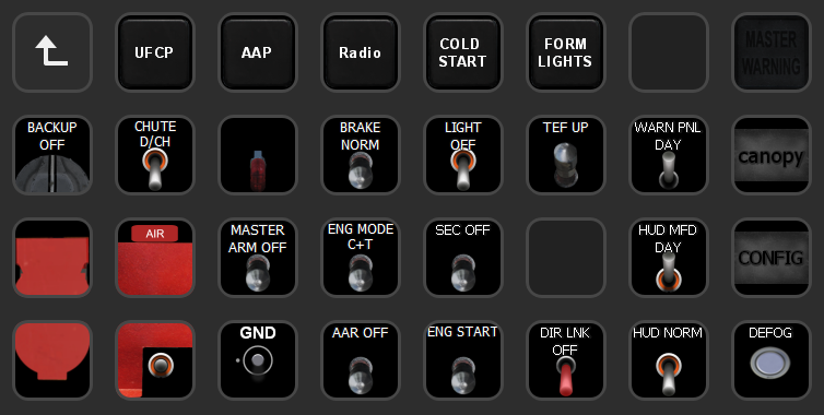 JF-17 Thunder with quick start up Stream Deck XL and 5x3 profile