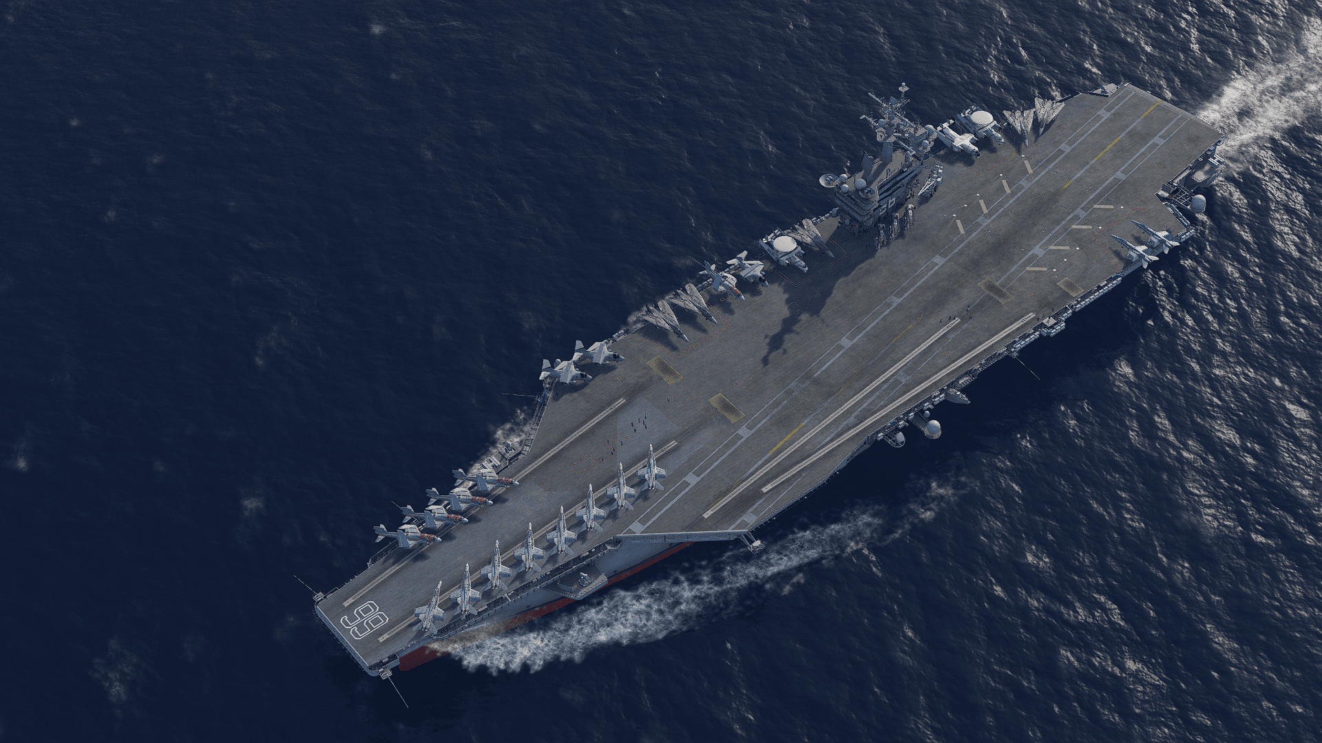 Kitty Hawk Class Supercarrier Repaint Part 2