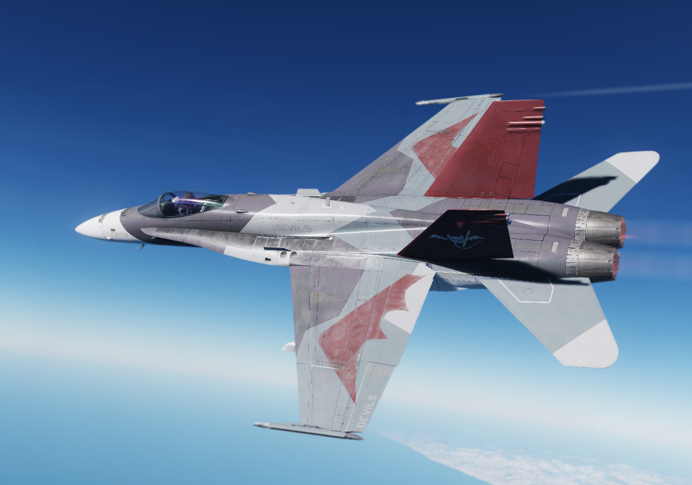 Devils Squadron F/A-18C Hornet Livery (Virtual Squadron) v1.0