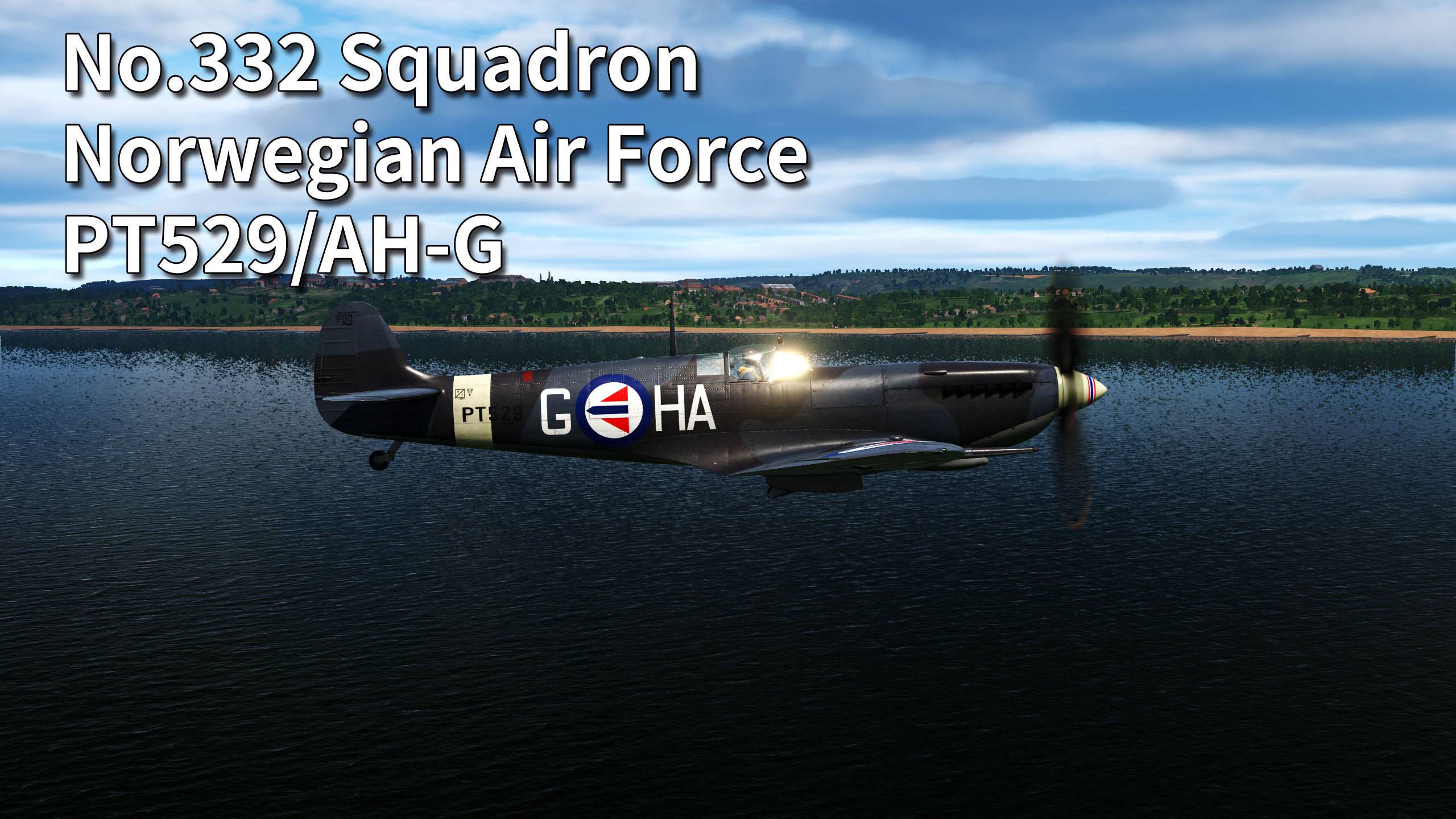 Norwegian Air Force No.332 Squadron Spitfire L.F. Mk.IX PT529/AH-G