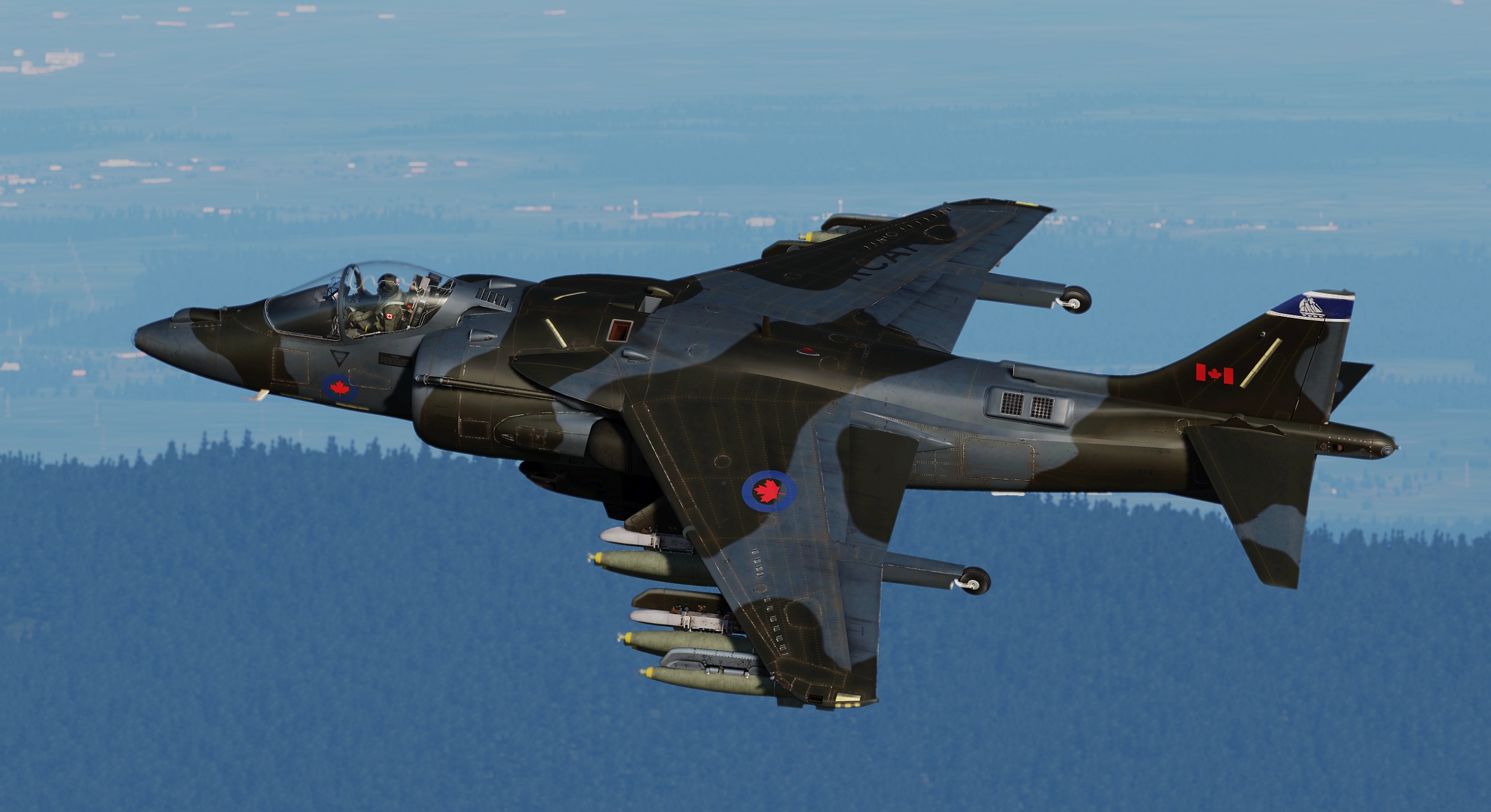 RCAF Harriers in Dark Green pack 2 (Fictional)