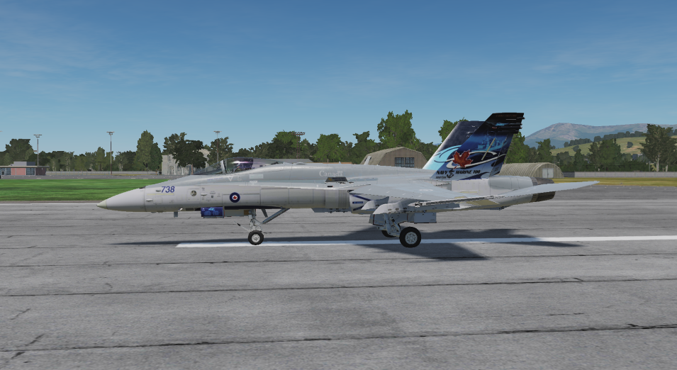  Royal Canadian Air Force  CF-188/CF-18 Hornet aircraft ( Serial Number - 188738 )