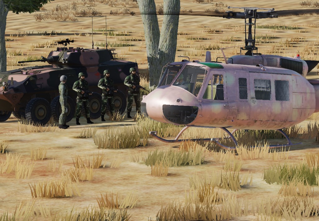 BOOM's pink panther inspired UH-1-h skin 1.1
