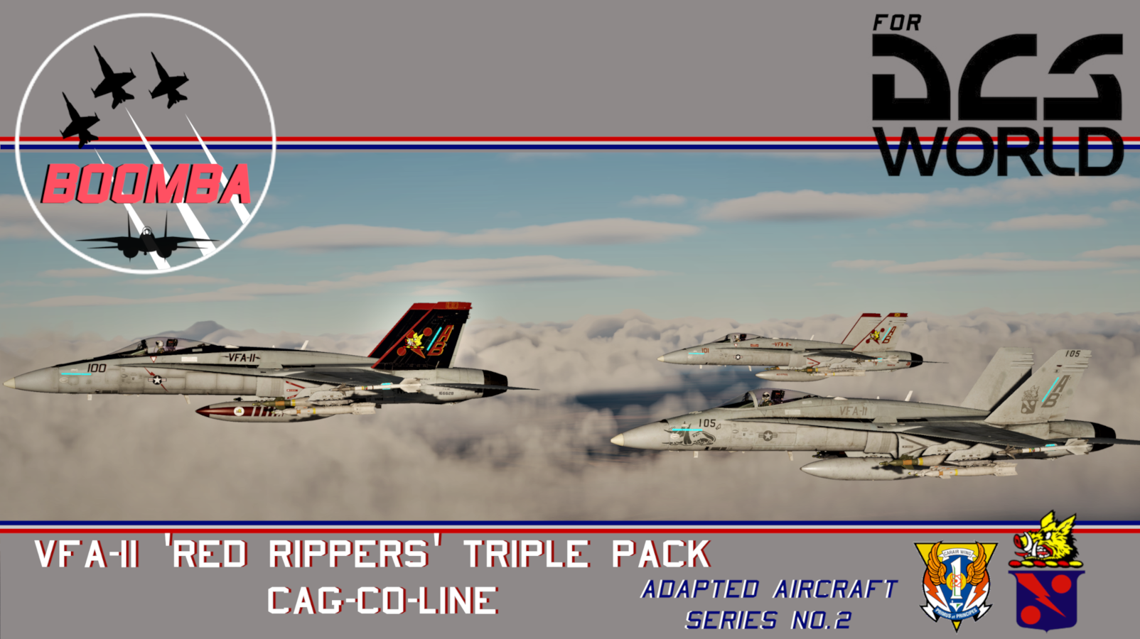 VFA-11 Red Rippers Triple Pack