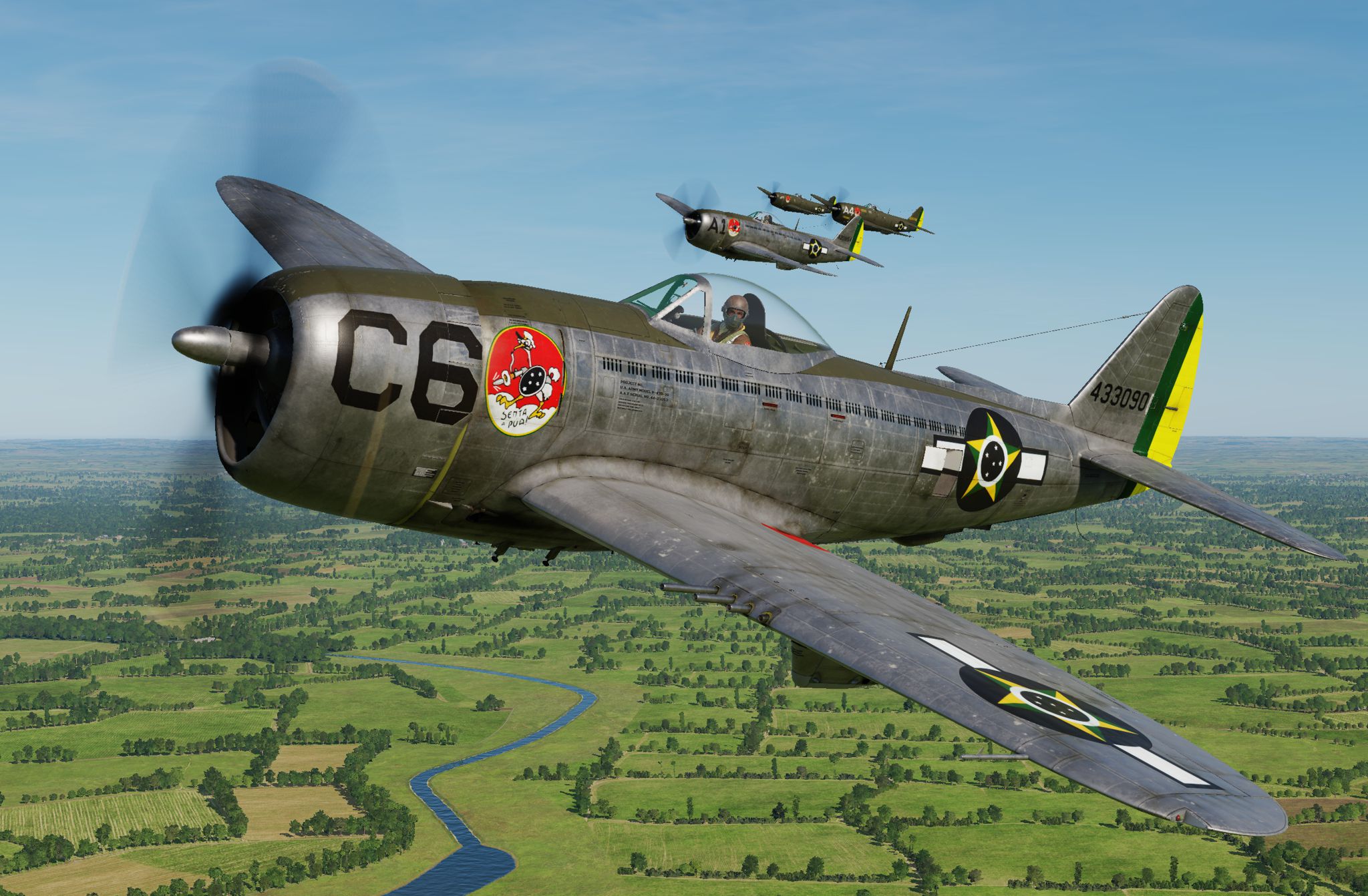 P-47D - 1st Brazilian Ftr Sq-Jambock C6 - 2nd Lt. Goulart (update vs 1.3)