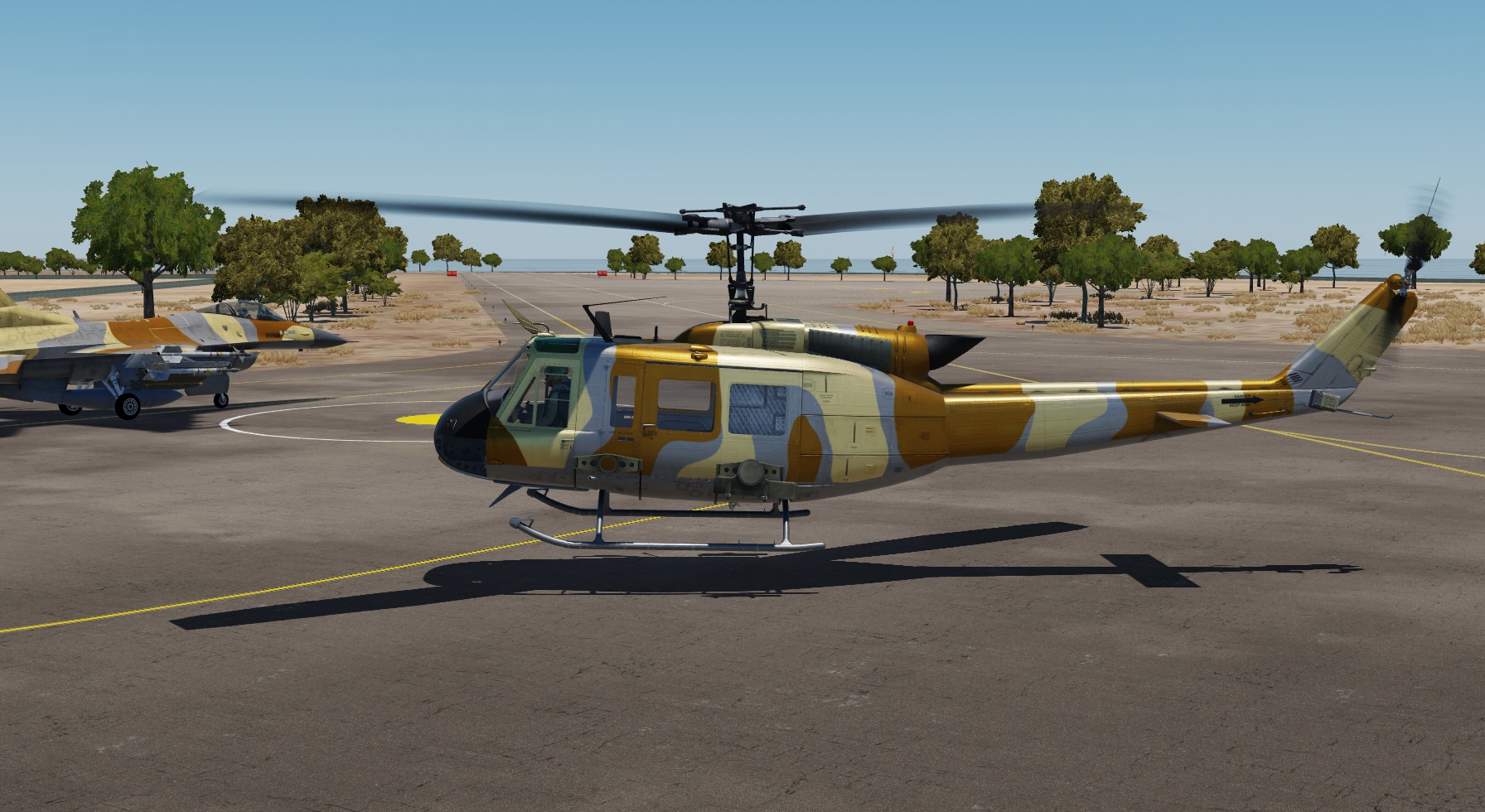 Mercenary UH-1H Huey "Strike Commander" [fictional]