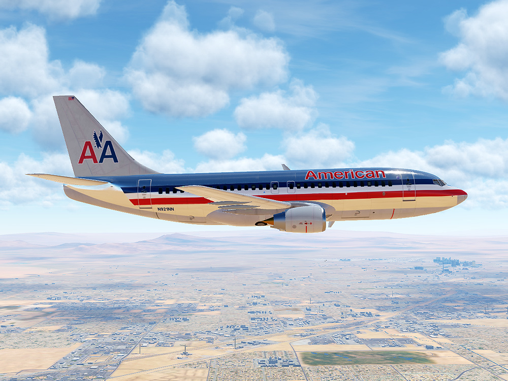 American Airlines Boeing 737 (Classic Paint for Civil Aircraft Mod)