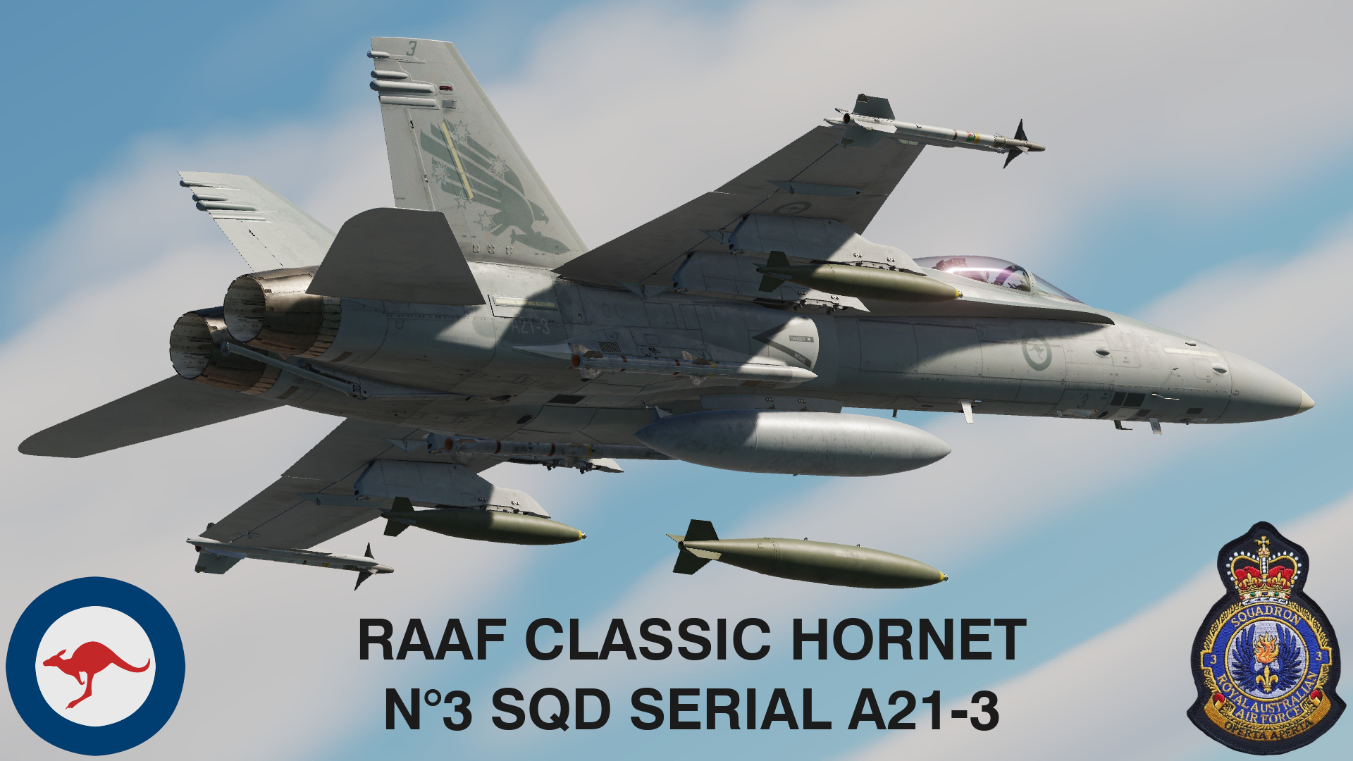 RAAF F/A-18C Classic Hornet A21-3 circa 2013
