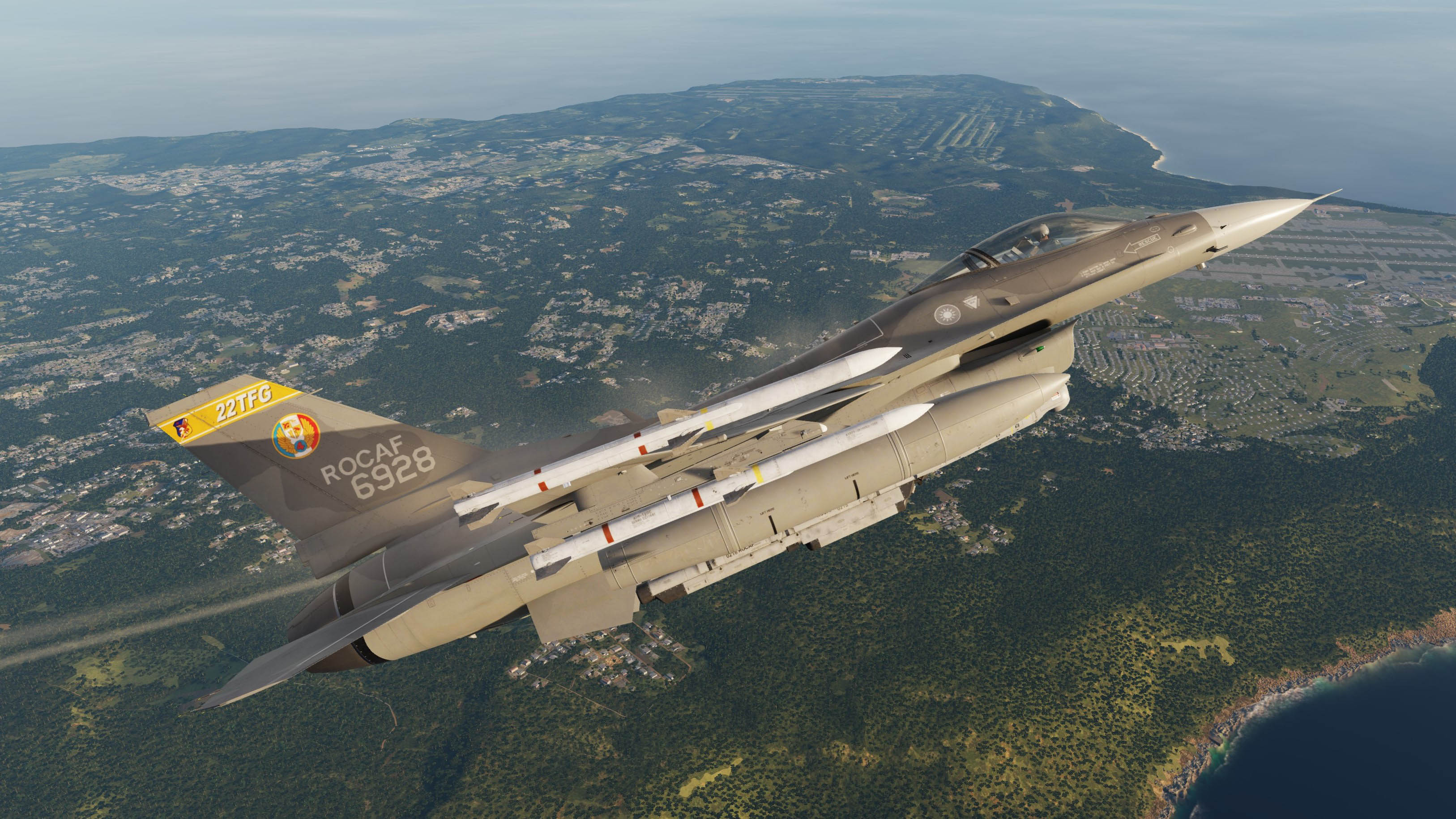 ROCAF F-16 4th TFW 22nd TFG Have Glass Camo『Tail Number variable』2023/06/26