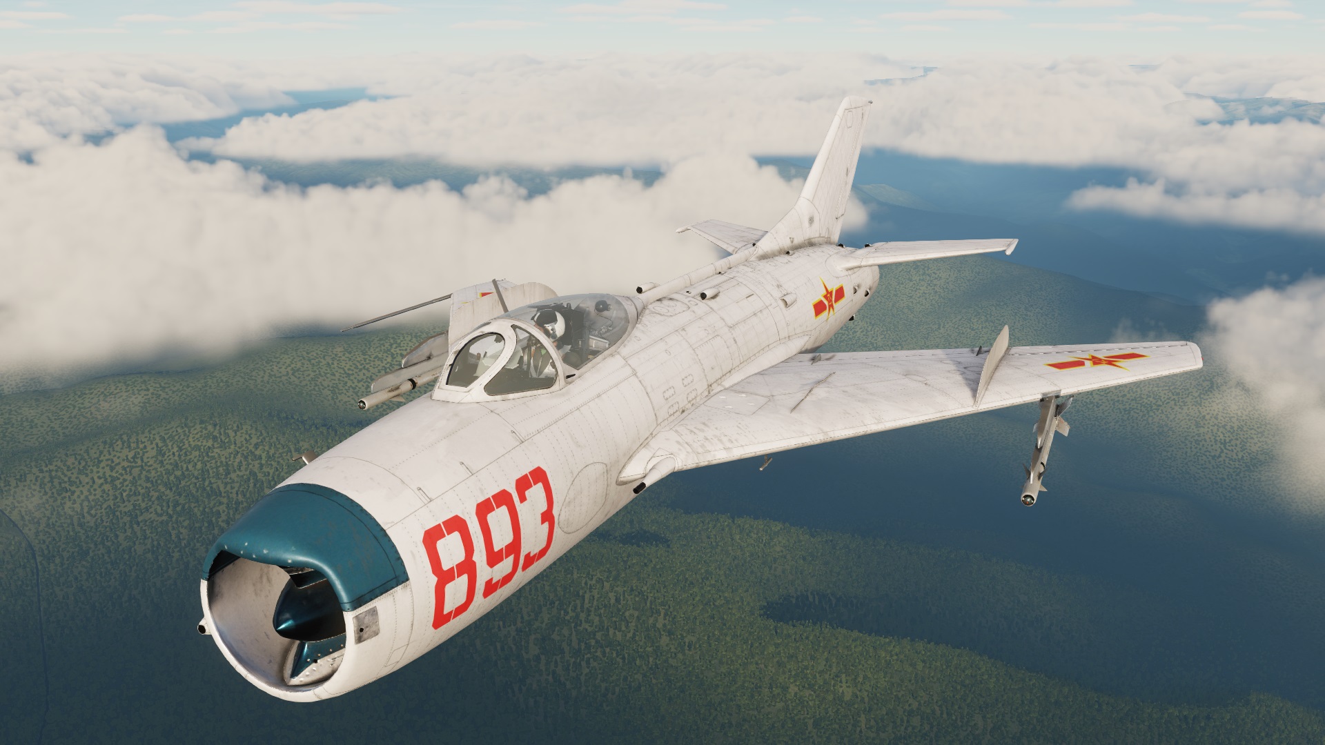 MiG-19P (Guizhou J-6A) PLAAF White