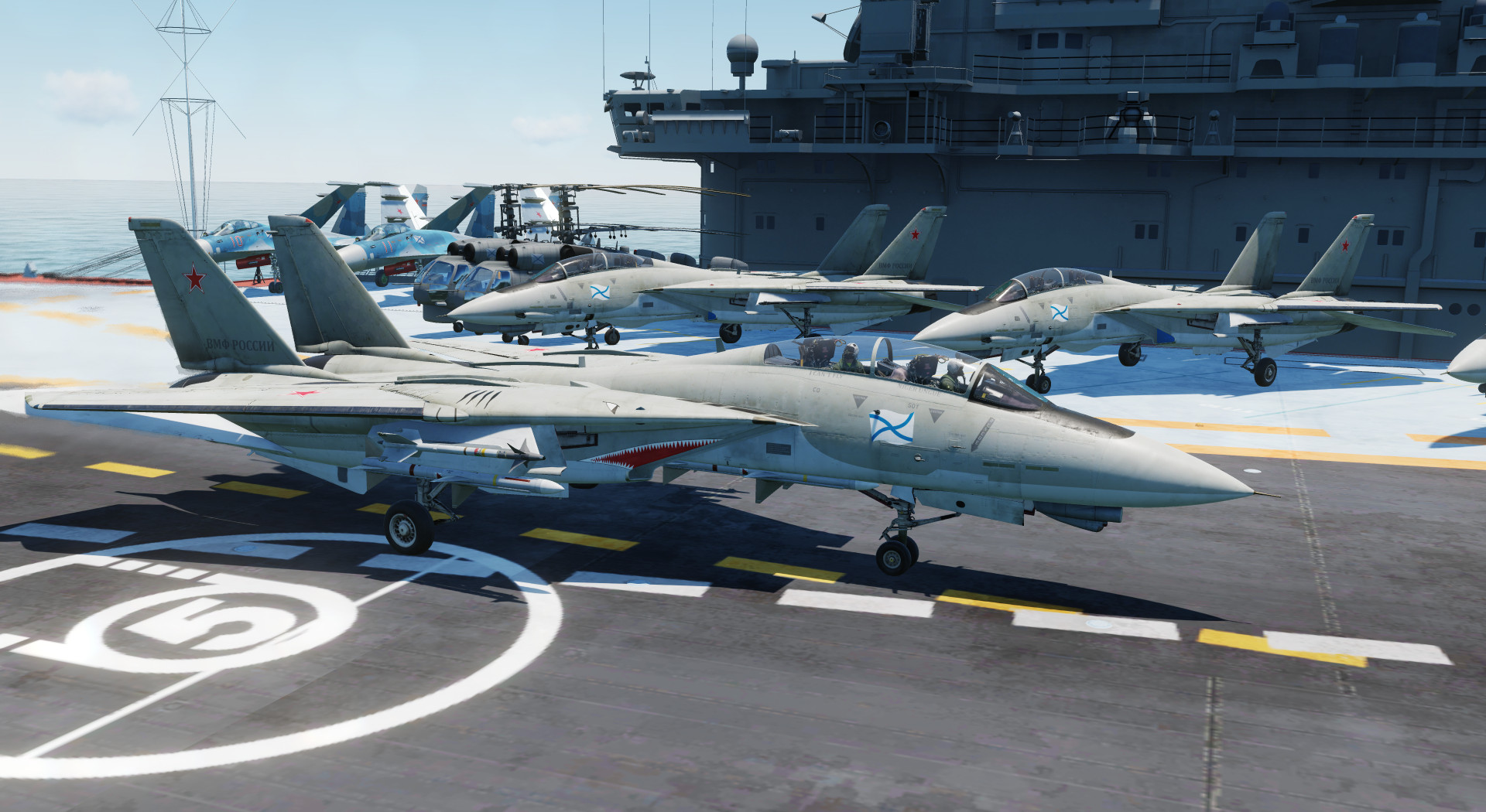 F-14B Russian Navy camouflage "White Shark" (fictional)