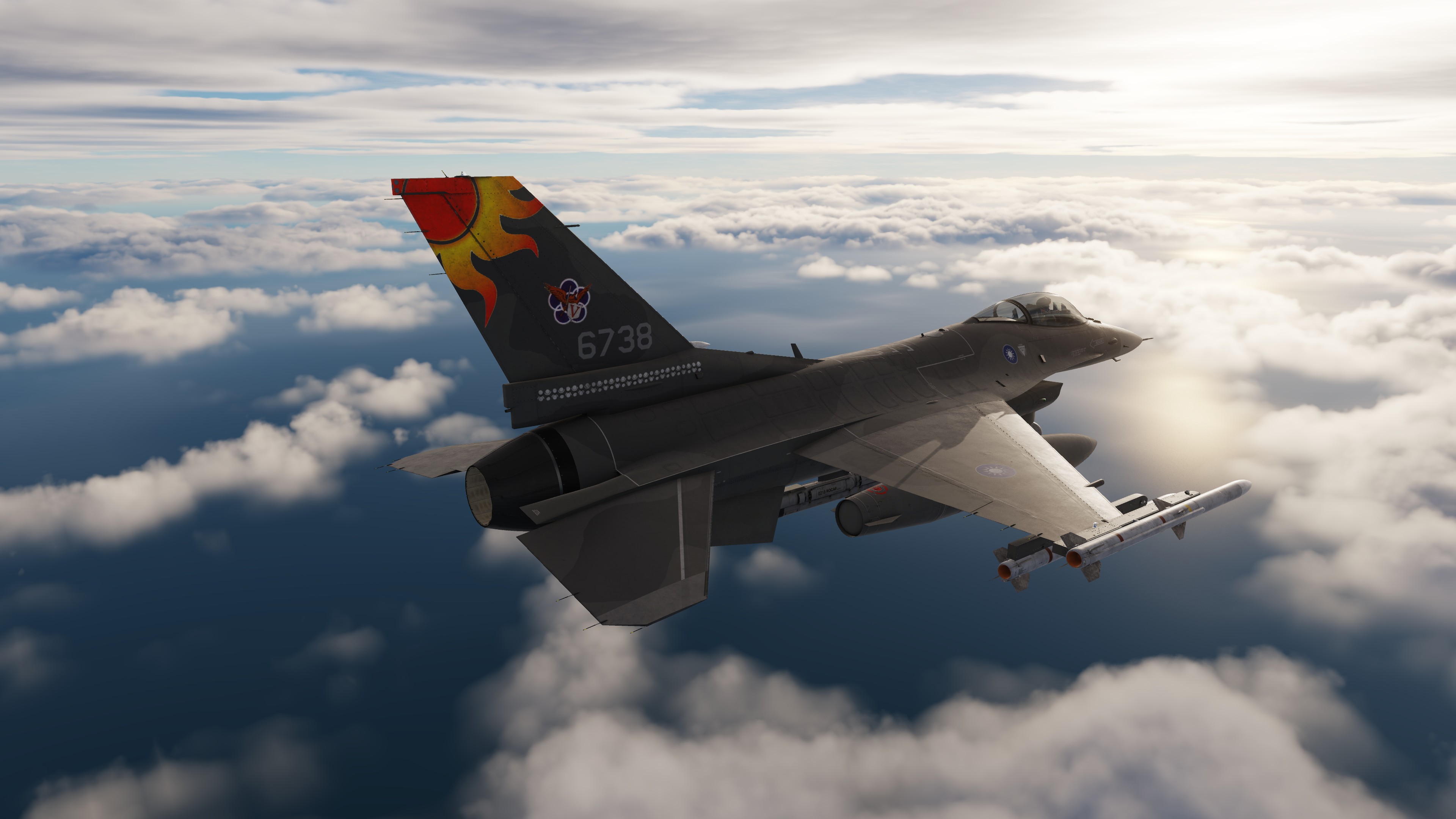 ROCAF F-16 5th TFW High viz Have Glass Camo『Tail Number variable』2023/06/26