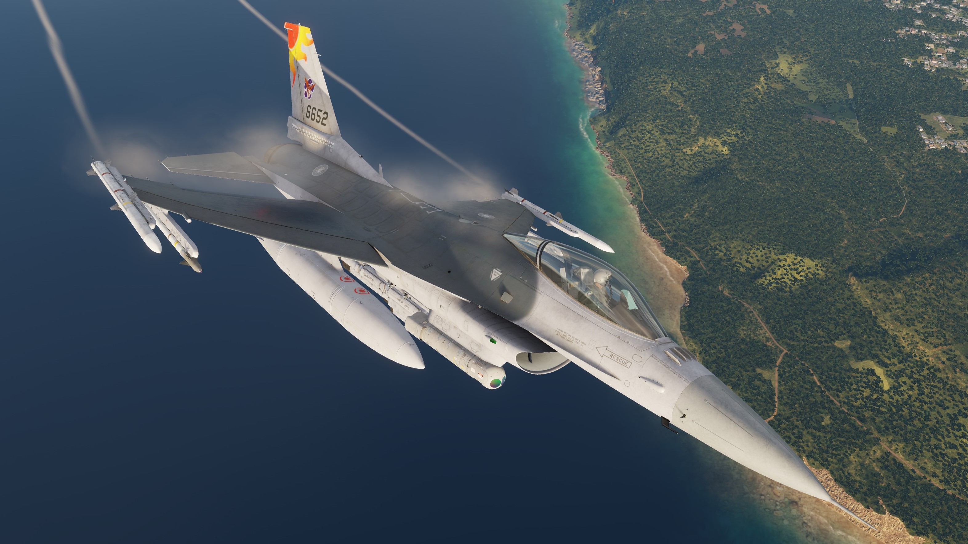 ROCAF F-16 5th TFW Blue Grey『Tail Number variable & Fixed』2023/08/24