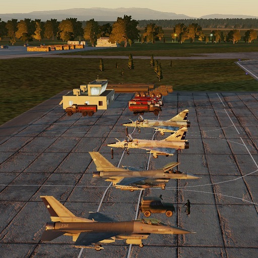 F-16C - Cold Start Training Procedure "by the book"