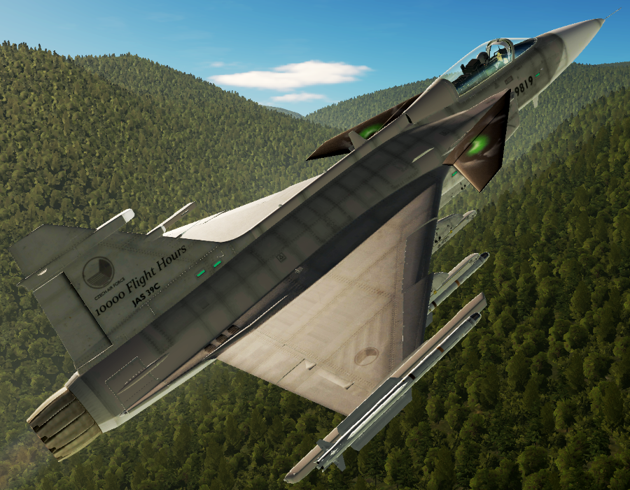 Gripen Mod - Czech Air Force 10000 Flight Hours Livery