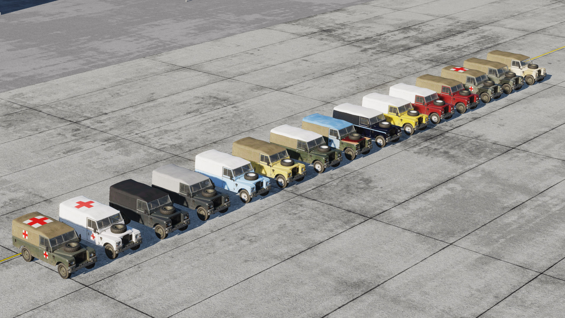 Livery pack for the Landrover 109