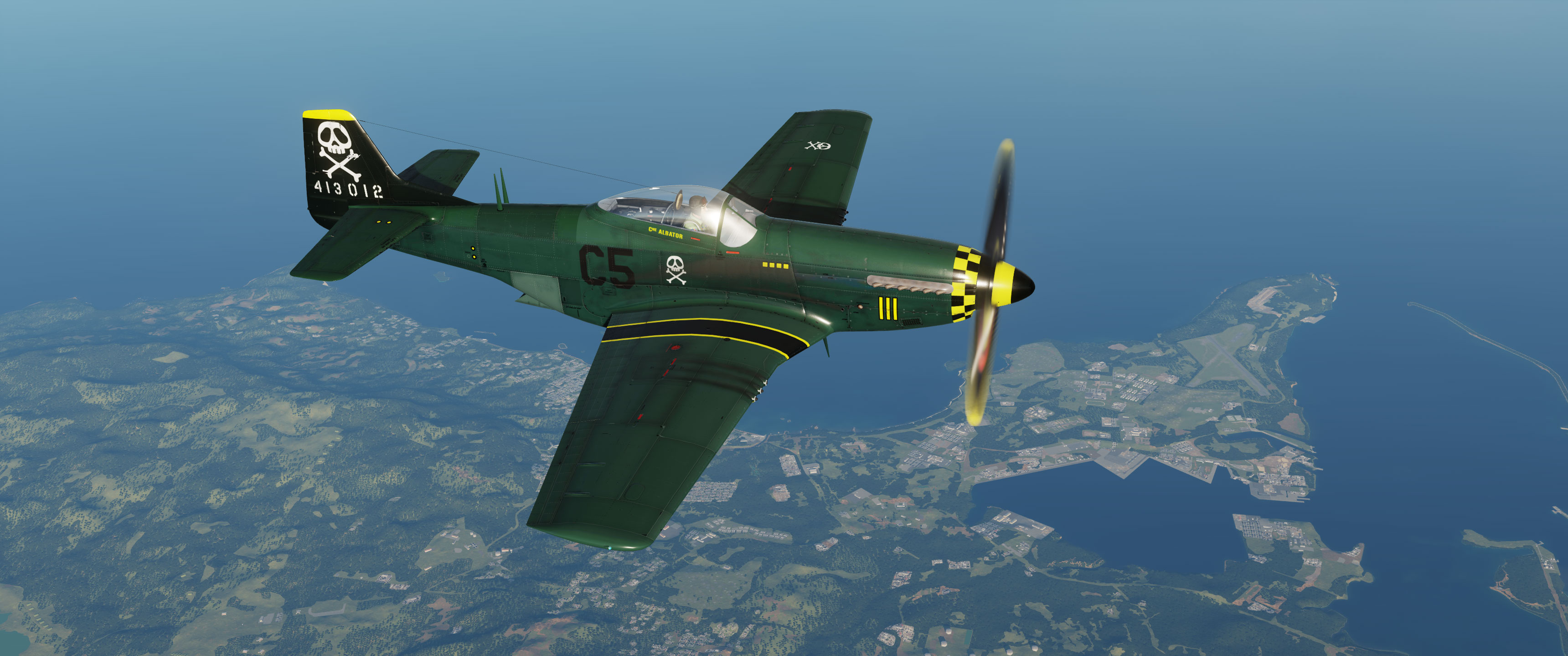 P-51D Mustang ALBATOR-HARLOCK univers