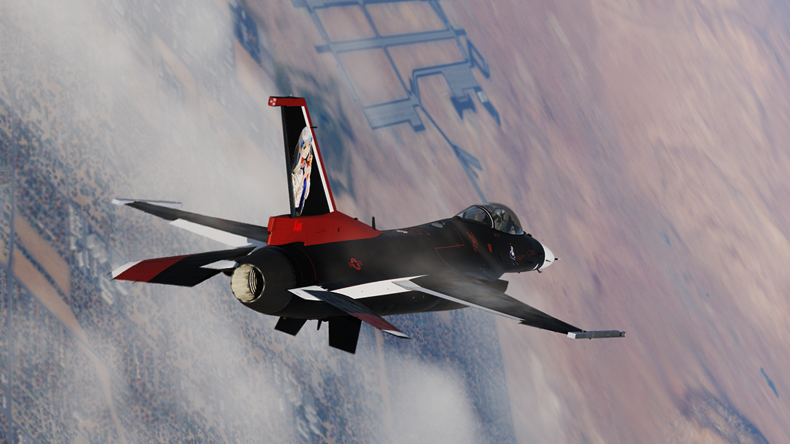 F-16CM bl.50 HK416 (Girls' Frontline) Art Livery