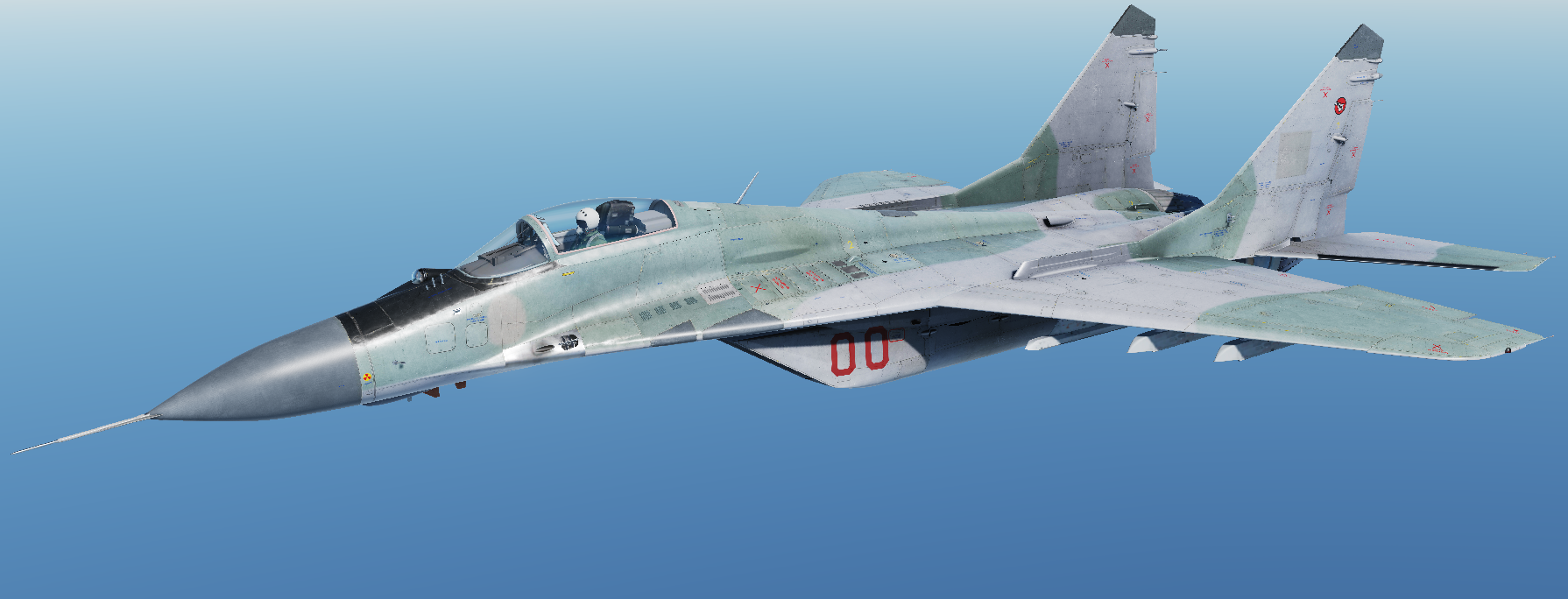 Polish Mig-29A on Negev desert