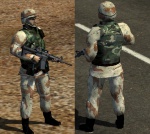Desert & MOPP suit M-4 Soldier