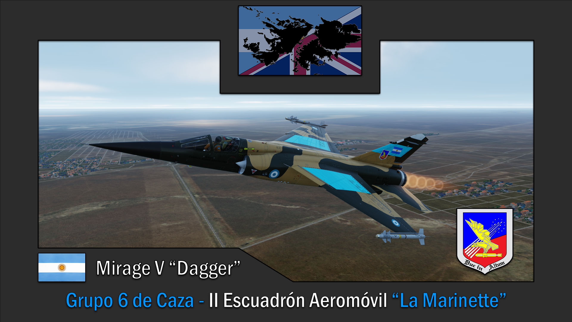 Mirage V "Dagger" Grupo 6 de Caza 1982