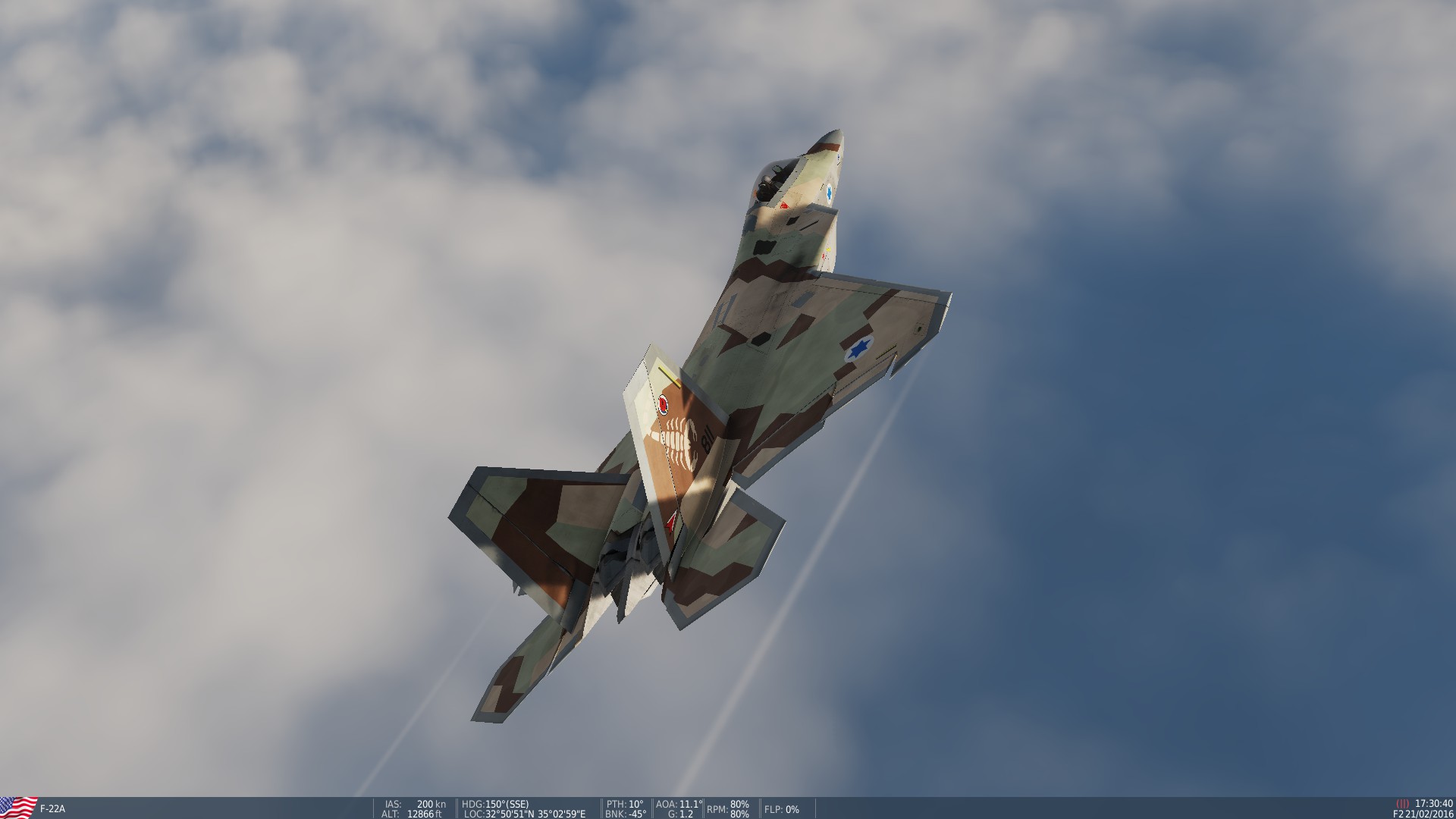 IAF F-22I Barak II Sq. 105 Scorpion