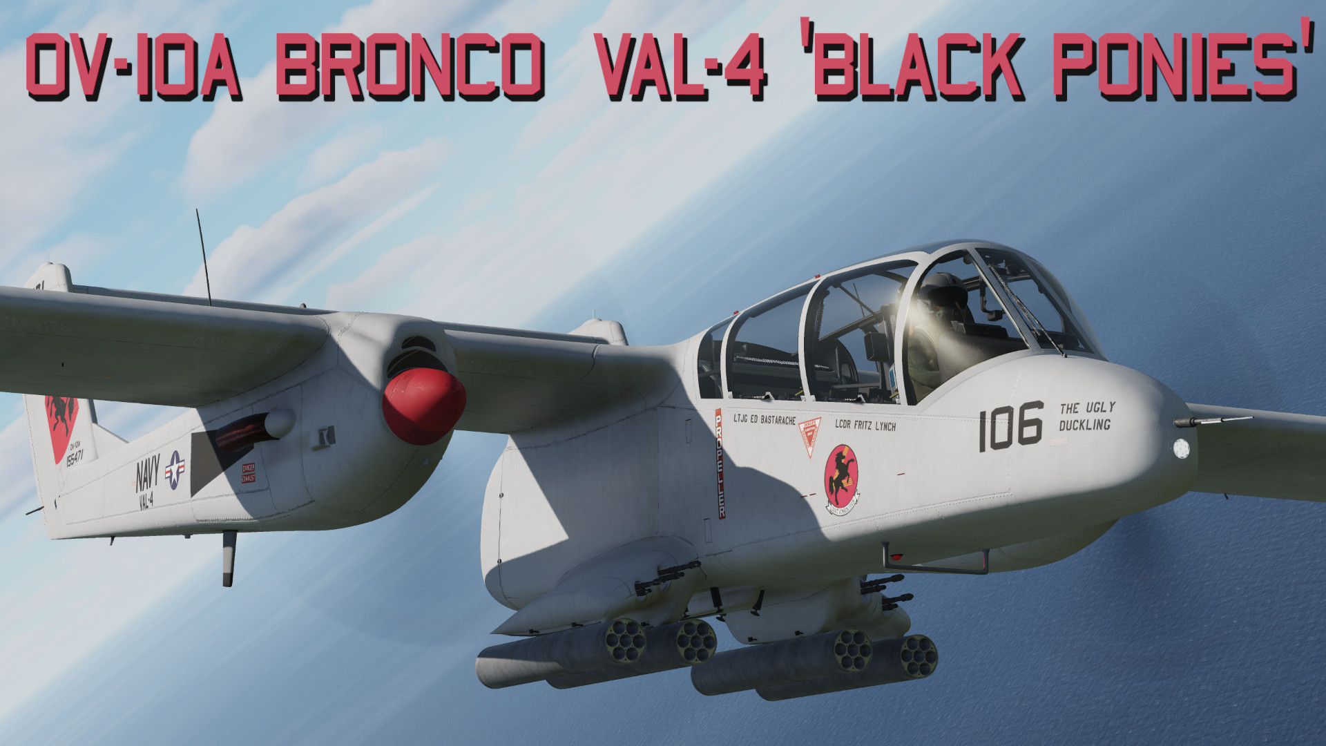 OV-10A Bronco - VAL-4 "Black Ponies" #106 - Skin