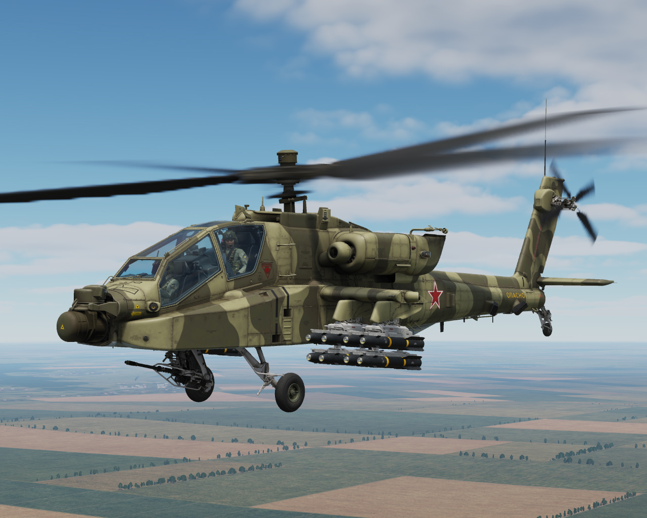 AH-64D Russian Standard Army (weathered) Version 2