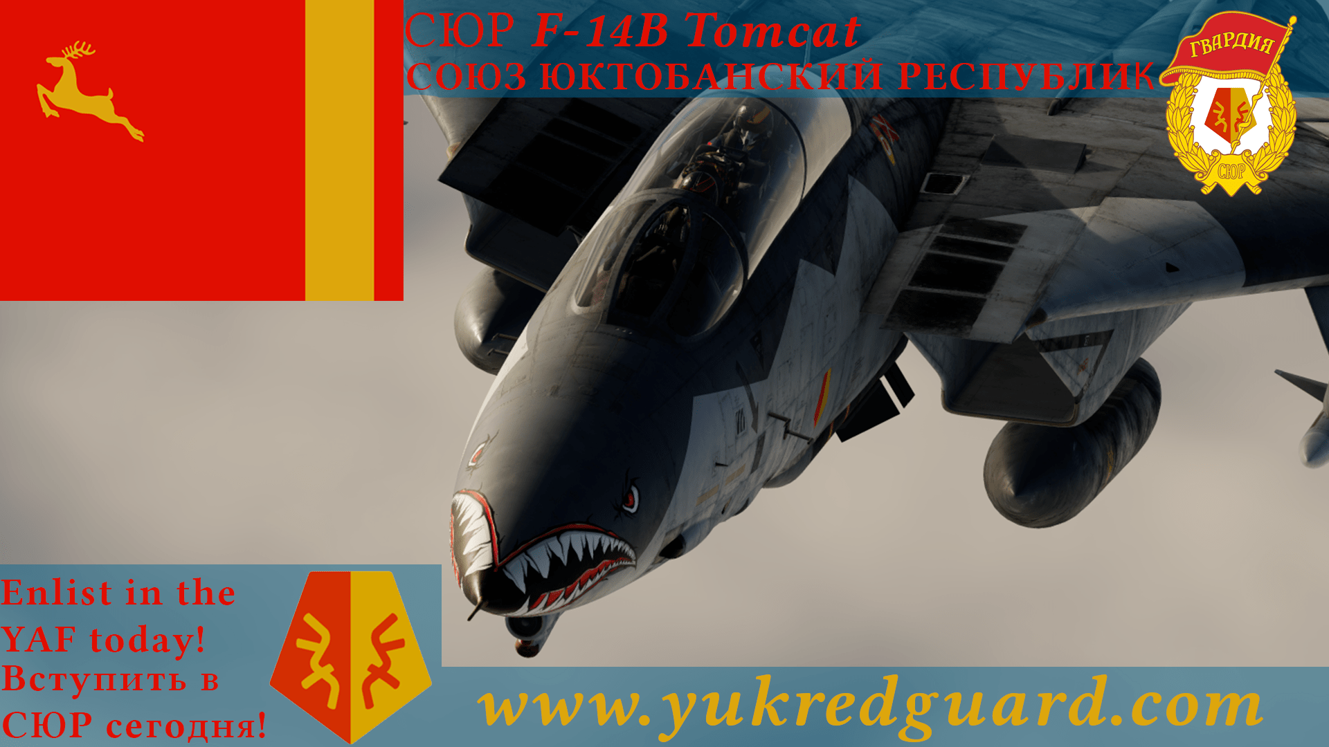 Yuktobanian Navy F-14B (CAG) - Ace Combat - Yuktobanian Red Guard (UPDATED)