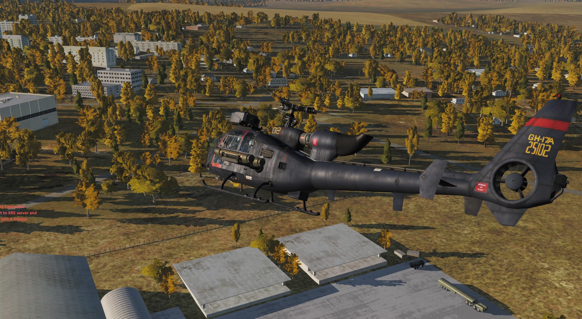 "BLUE THUNDER" from the 1980's movie  SA342 Gazelle