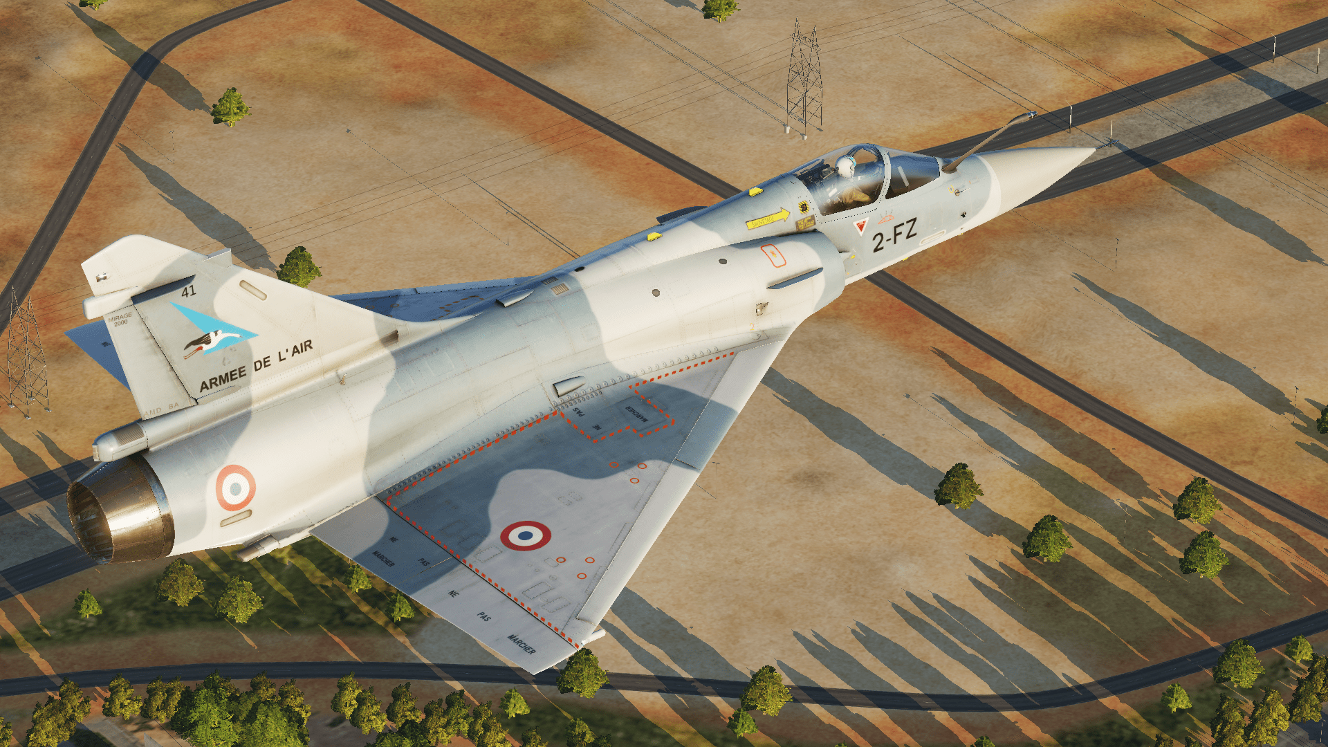 Mirage 2000C Escadron de Chasse 1/2 Cigognes liveries 