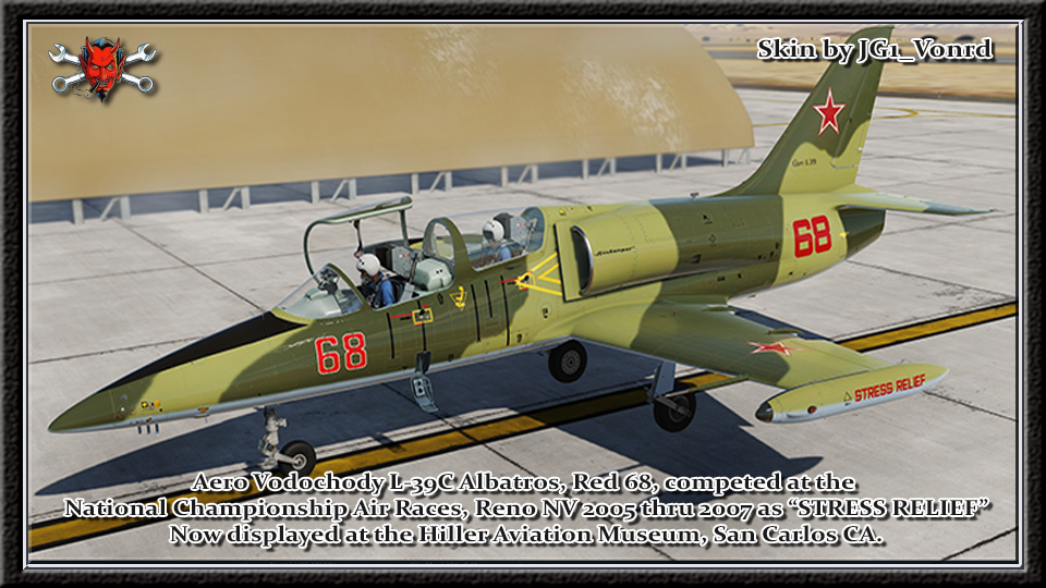 L-39C Red 68 Stress Relief