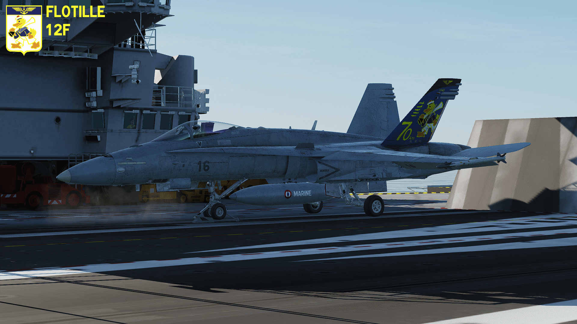 F/A-18C French Navy anniversary skin (fictional)