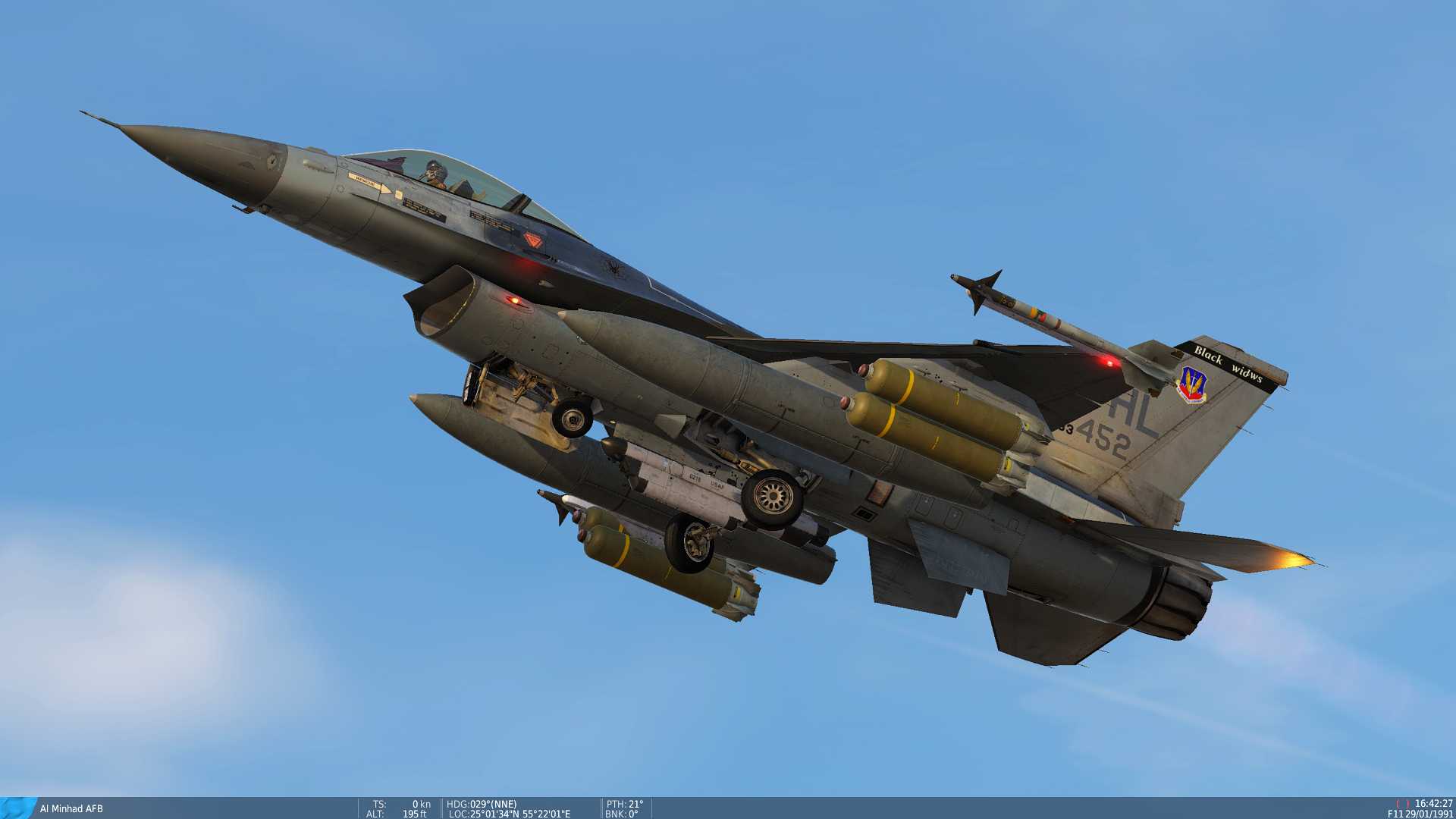 F-16CG Blk. 40D Skin From Desert Storm, 1991