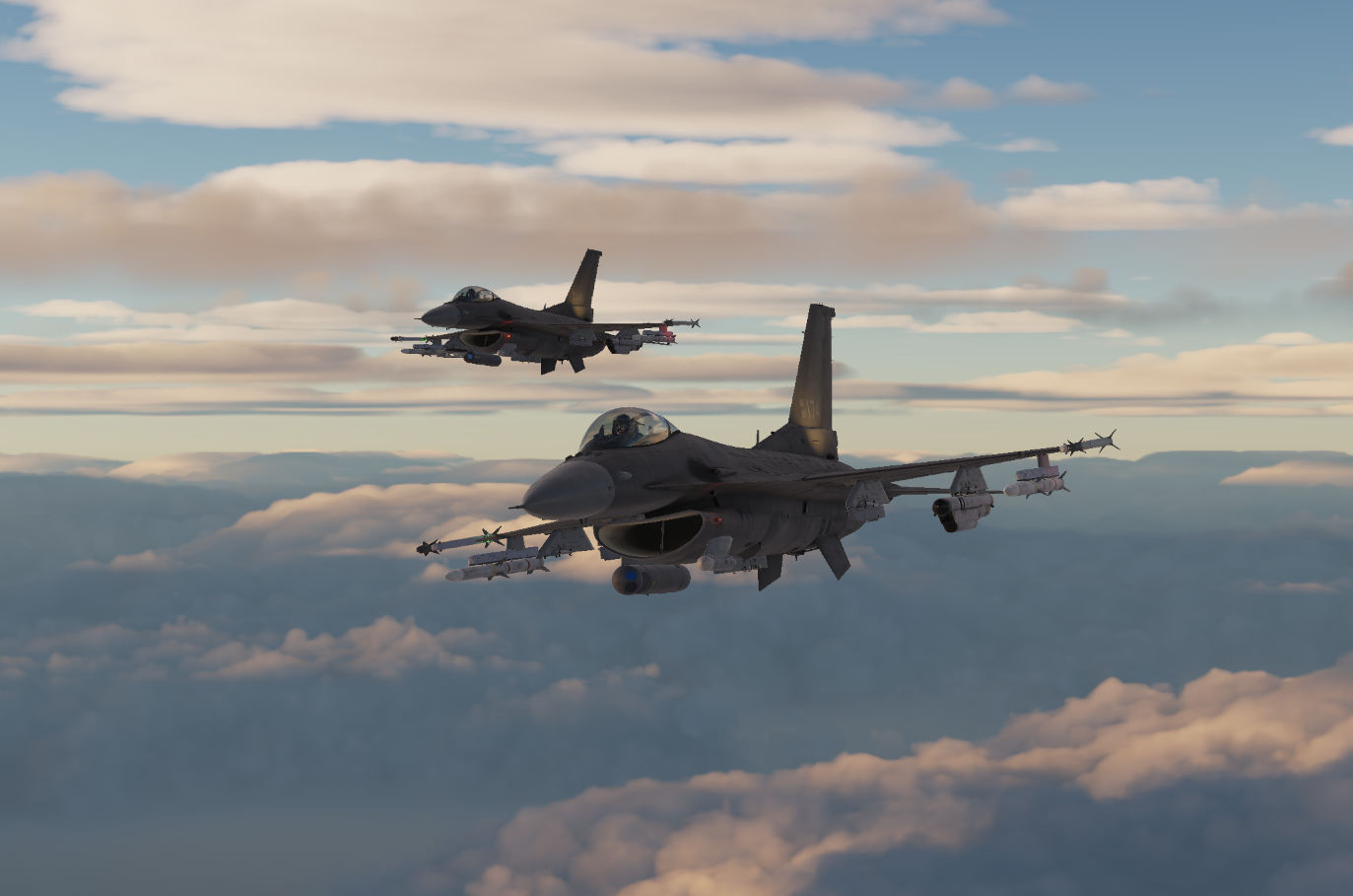 Operation "Canyon Ether" - F16 Reconnaissance (2 Player Version)