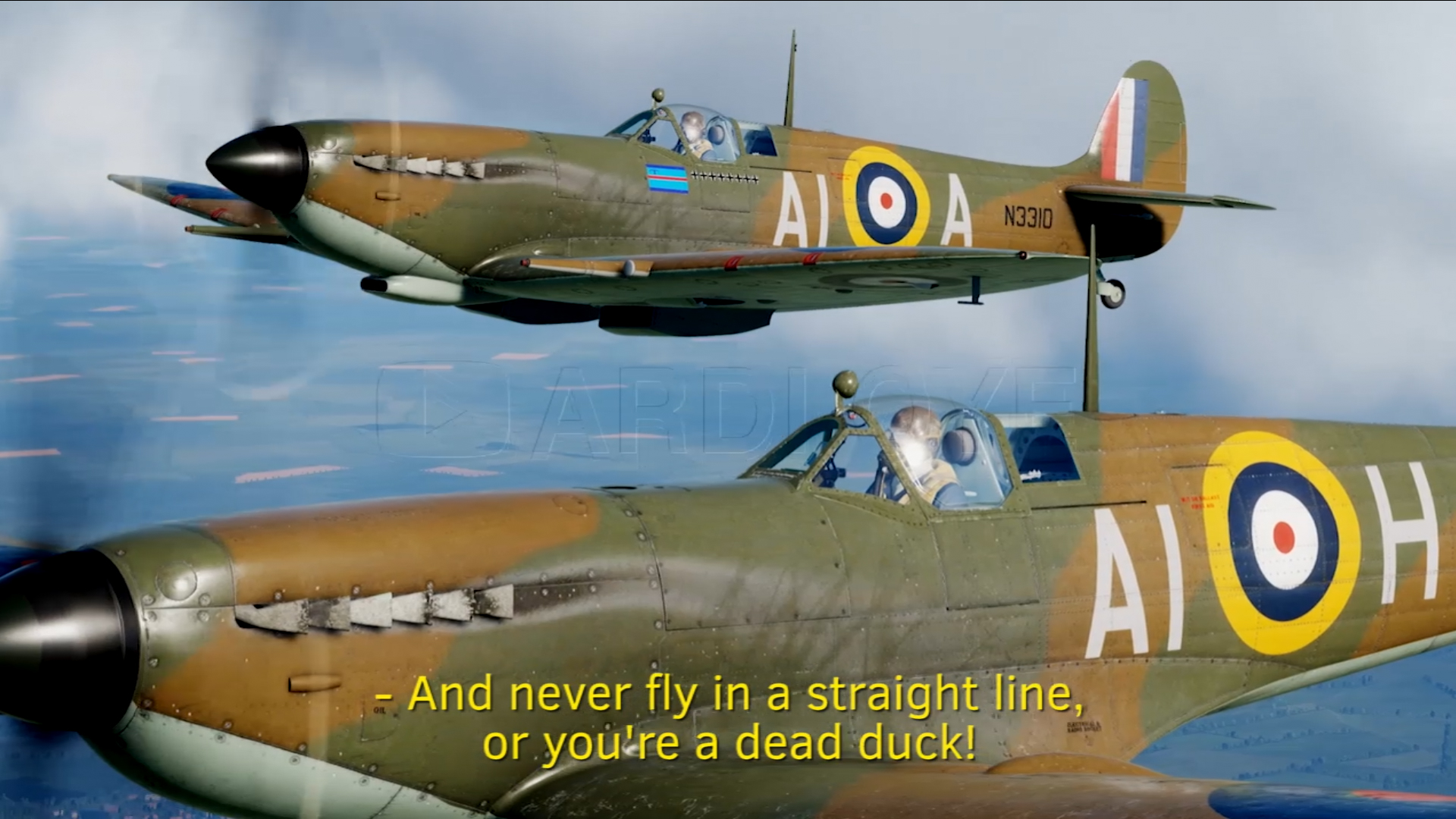 Spring Chicken To Shite-Hawk In One Easy Lesson - DCS Spitfire LF Mk.IX