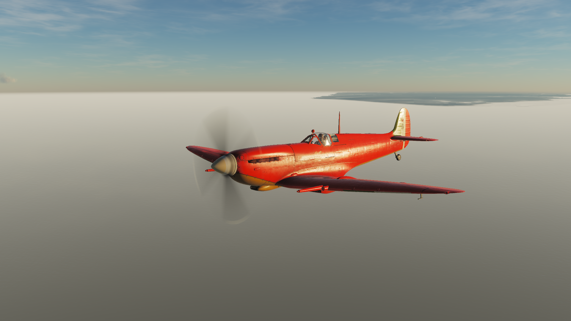 [Fictional] Spitfire LF Mk.IX Porco Rosso inspired livery