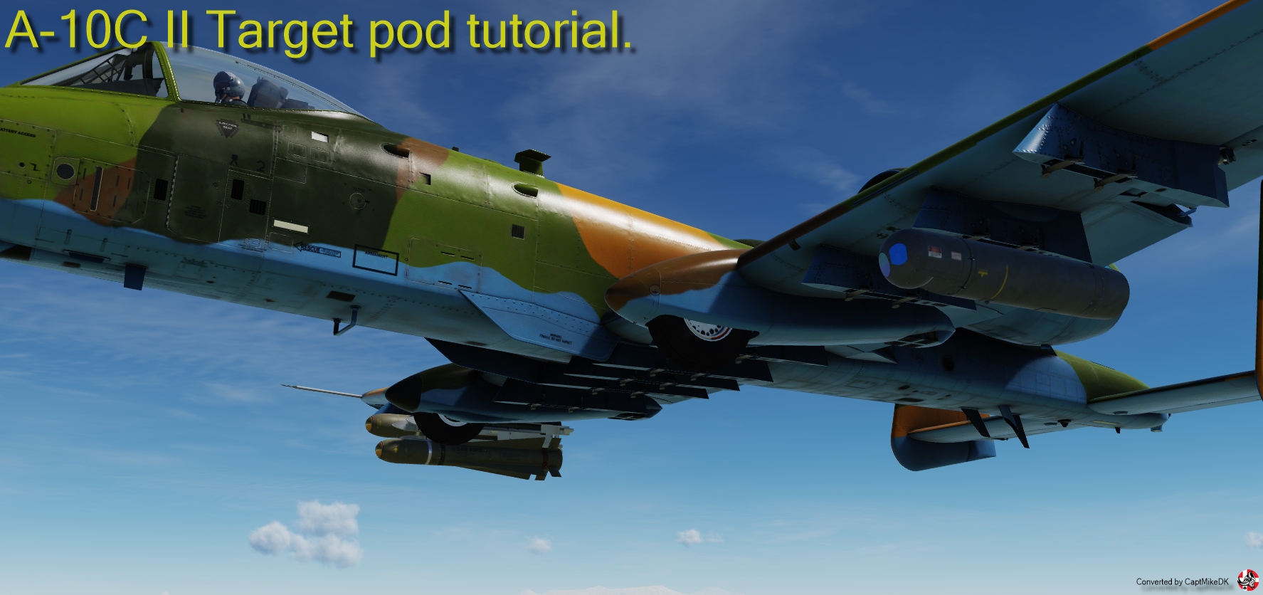 A-10C II Tank Killer AN/AAQ-28 LITENING-II targeting pod interactive voice instructor tutorial